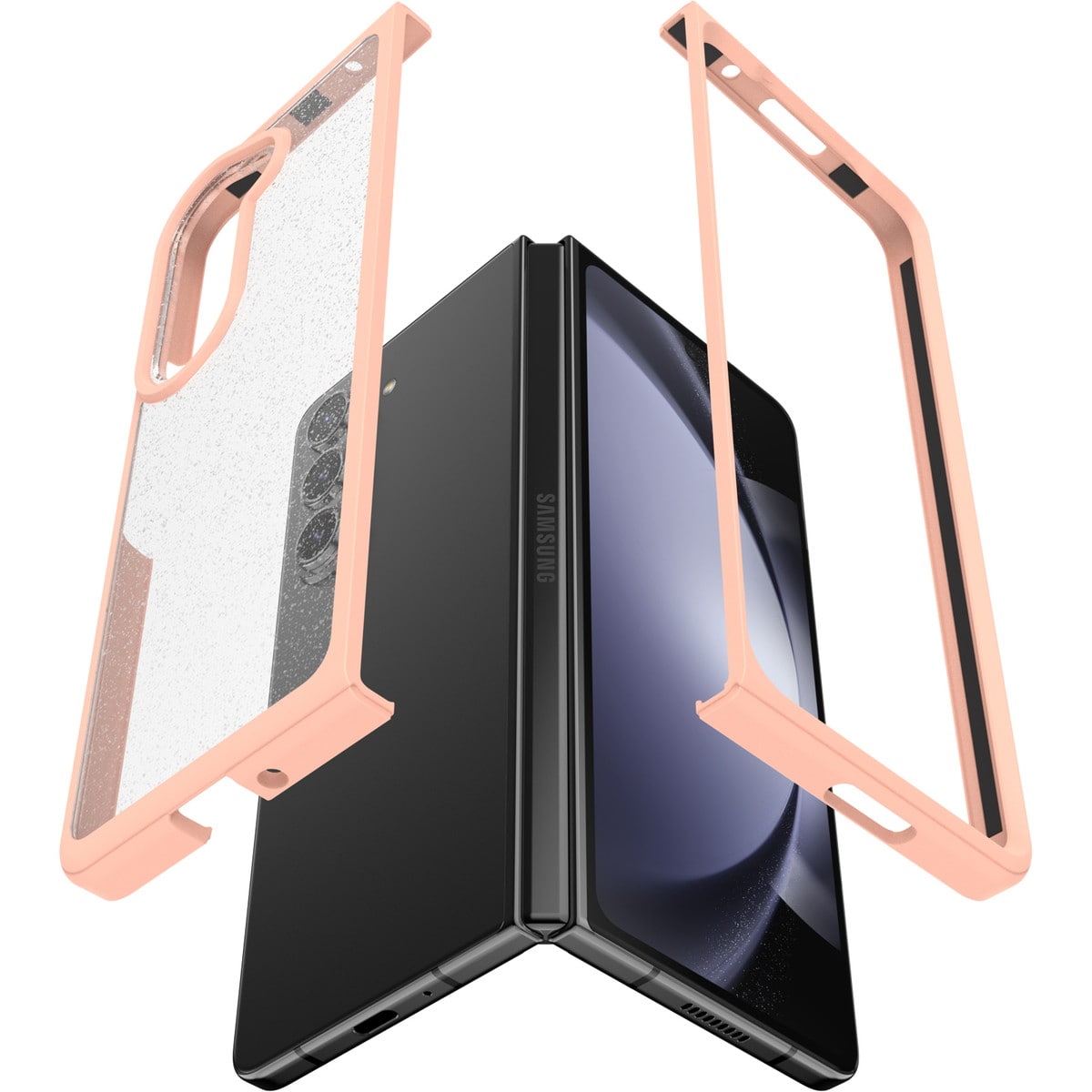 [OUTLET] Galaxy Z Fold5 ケース Thin Flex 耐衝撃 スウィートピーチ OtterBox オッターボックス (77-93787)