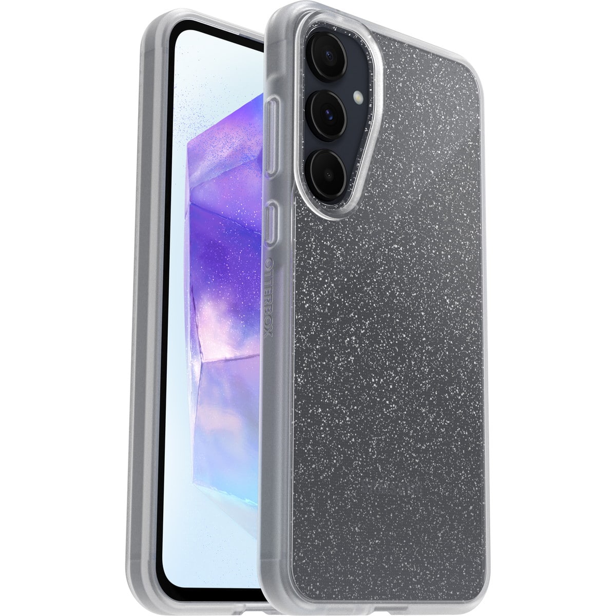 [OUTLET] Galaxy A55 5G スマホケース スマホカバー Clear(クリア) ラメ OtterBox[オッターボックス] React[リアクト] 超薄型 (77-95411)