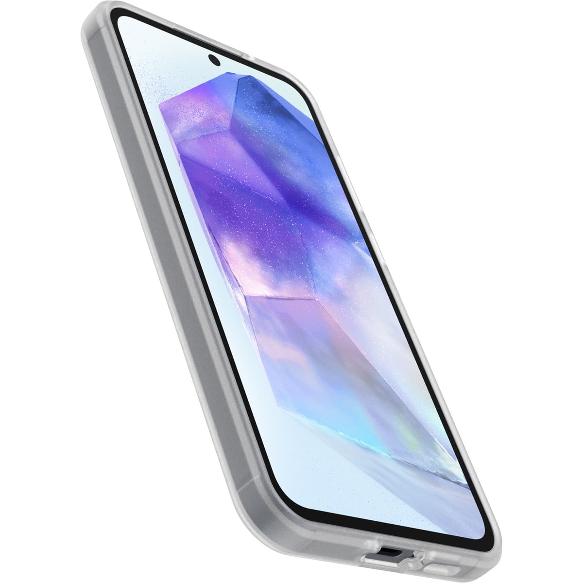 [OUTLET] Galaxy A55 5G スマホケース スマホカバー Clear(クリア) ラメ OtterBox[オッターボックス] React[リアクト] 超薄型 (77-95411)