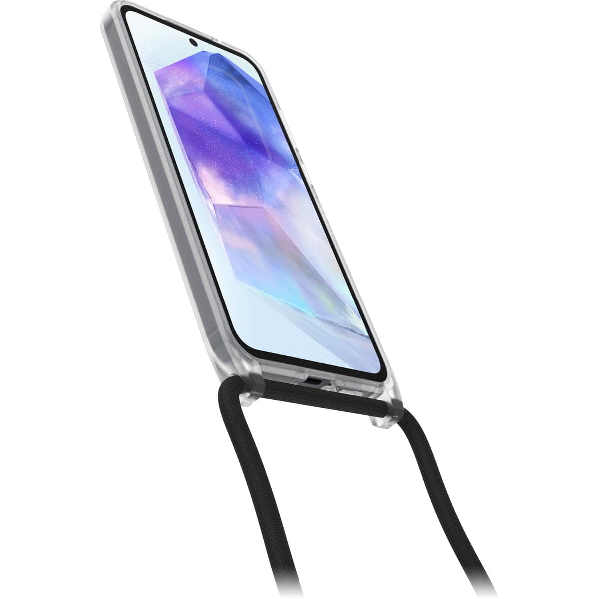 [OUTLET] Galaxy A55 5G スマホケース スマホカバー ネックレス型 ネックストラップ付 耐衝撃 Clear(クリア) OtterBox[オッターボックス] React [リアクト] Necklace (77-95421)