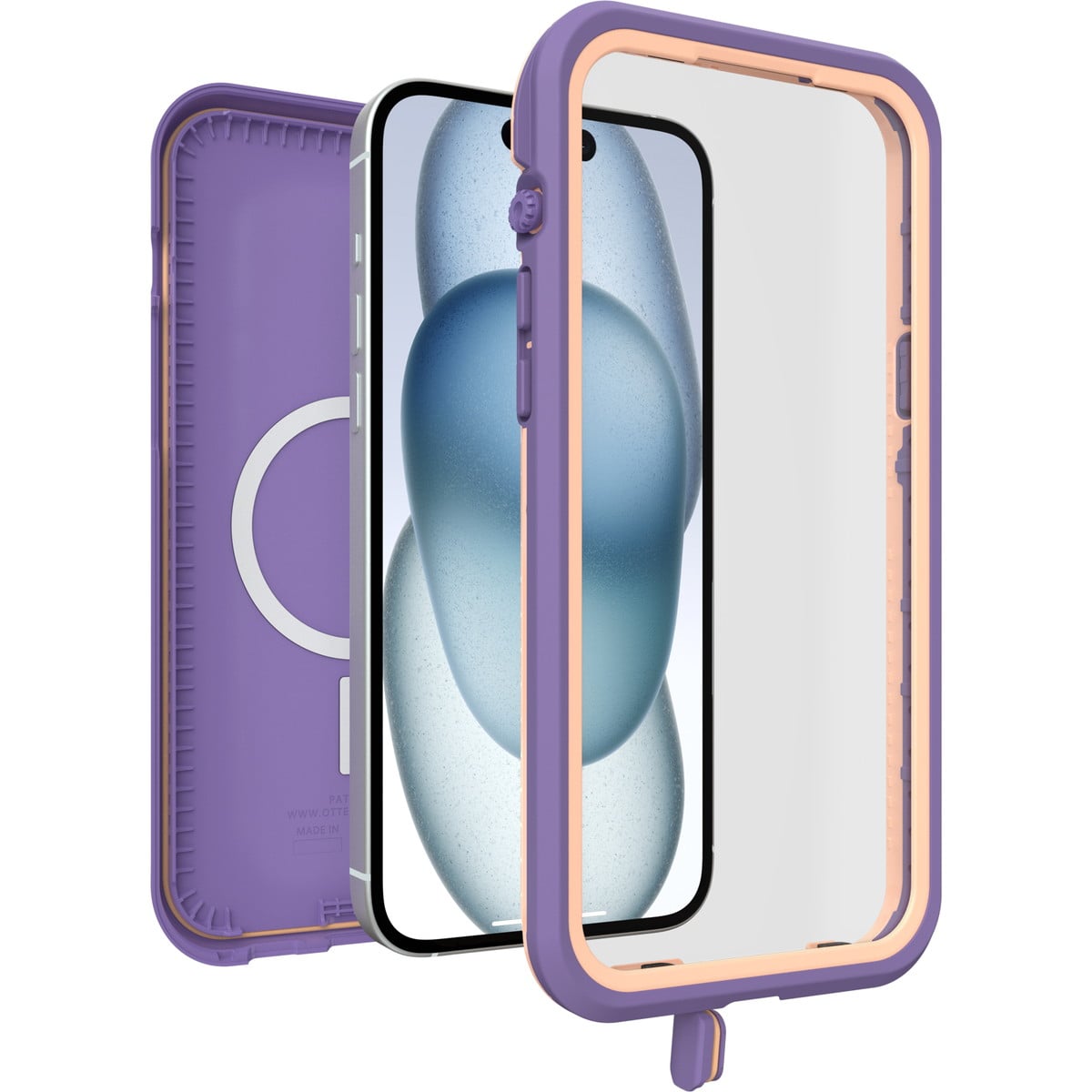 [OUTLET] iPhone 15 Plus ケース Fre MagSafe プラム 77-95538 OtterBox オッターボックス (77-95538)