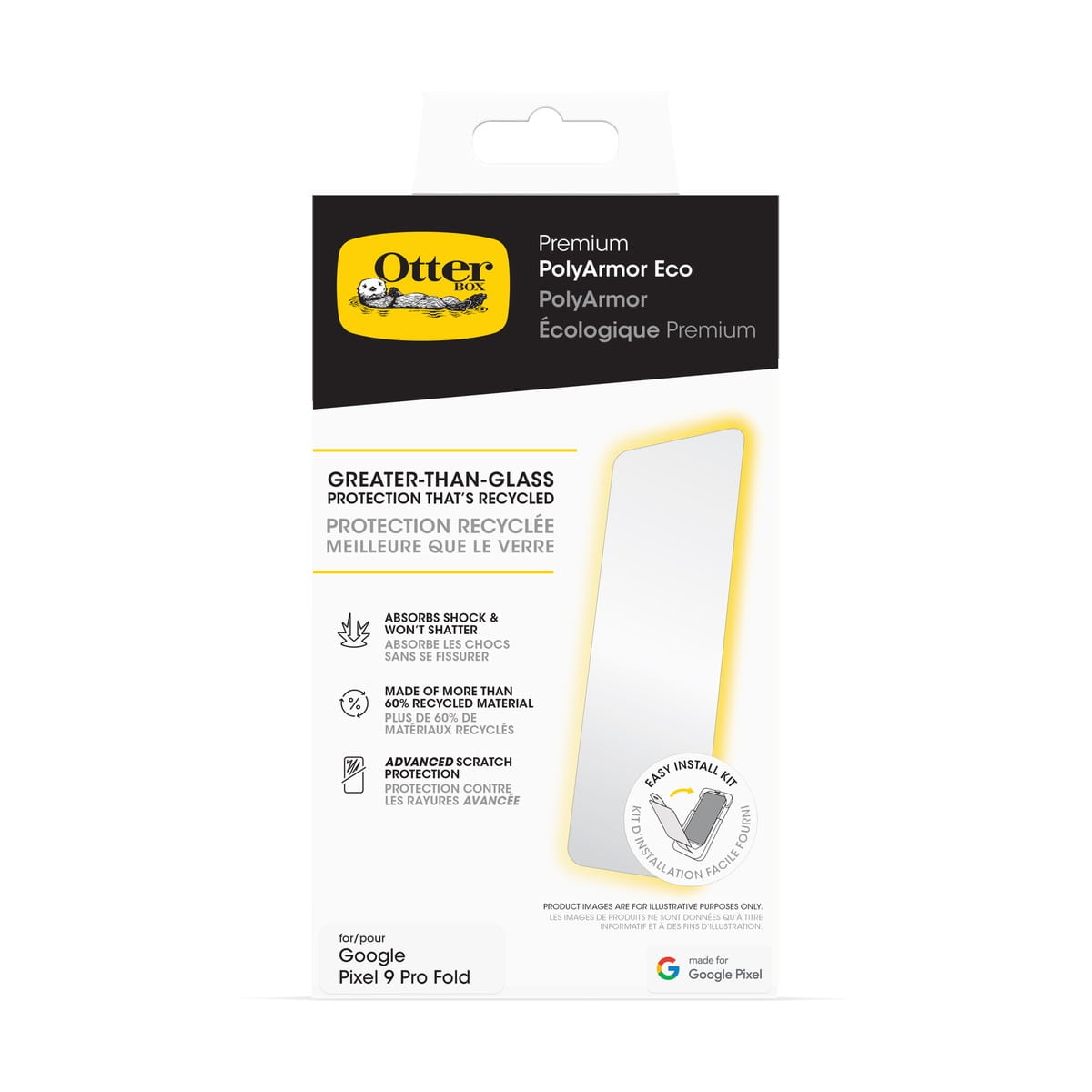 [OUTLET] Google Pixel 9 Pro Fold ケース PolyArmor Premium Eco 耐衝撃 スクリーンプロテクタ OtterBox オッターボックス (77-95580)