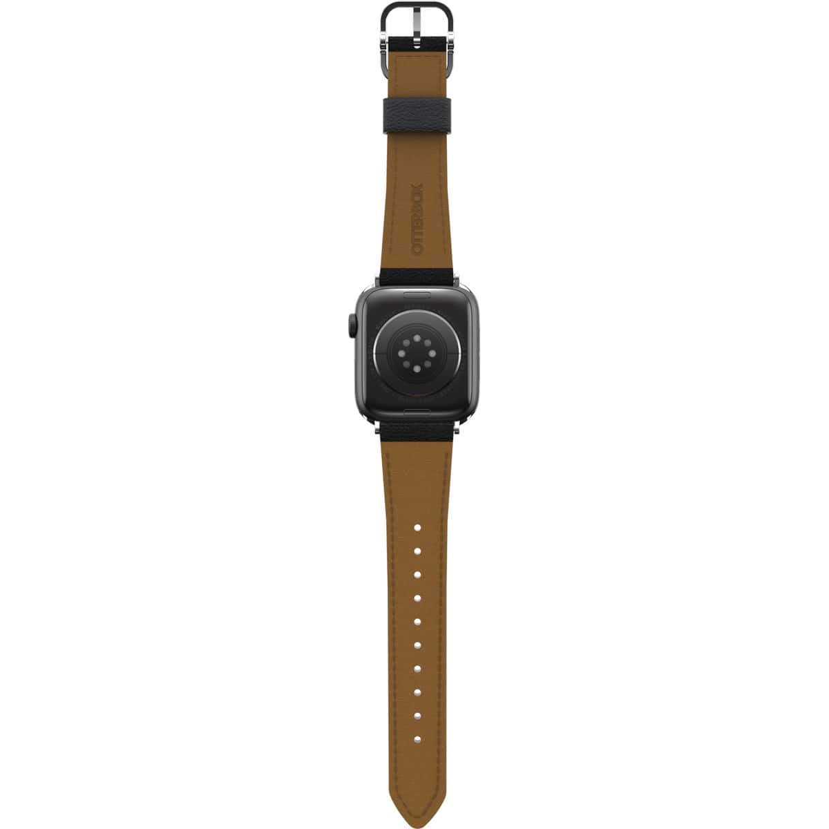 Apple Watch バンド (49/46/45/44mm)用 ブサボテンレザー フェイクレザー Black(ブラック) OtterBox[オッターボックス] グリーン 77-95600