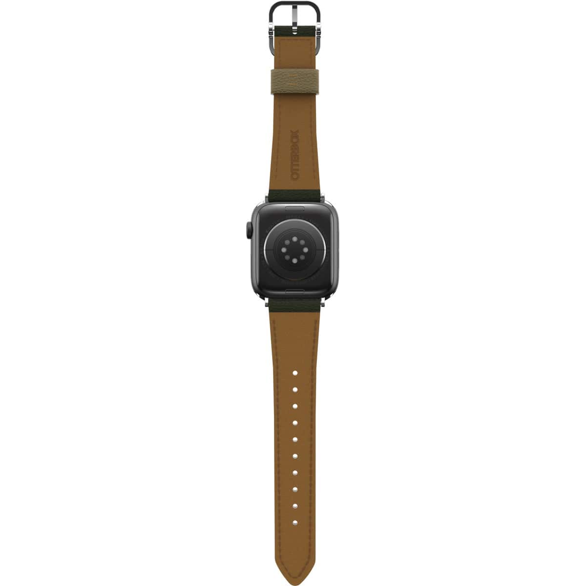 Apple Watchバンド (49/46/45/44mm) グリーン サボテンレザー フェイクレザー 色あせや傷に強い 通気性が良く快適 77-95601 OtterBox オッターボックス (77-95601) グリーン