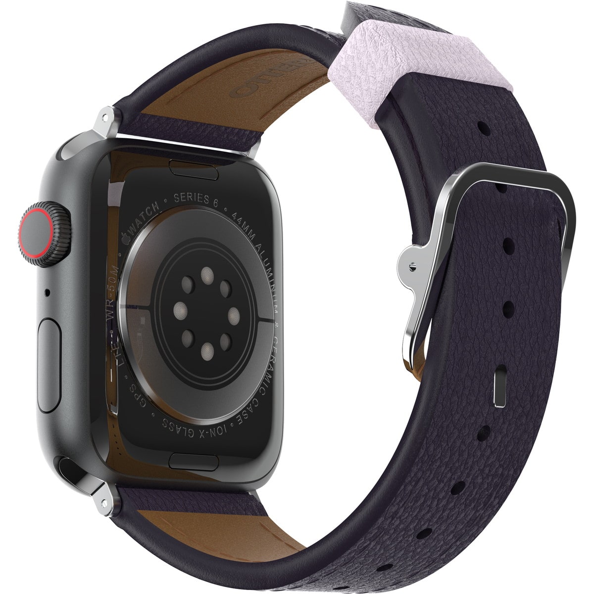 Apple Watchバンド (49/46/45/44mm) パープル サボテンレザー フェイクレザー 色あせや傷に強い 通気性が良く快適 77-95603 OtterBox オッターボックス (77-95603) パープル