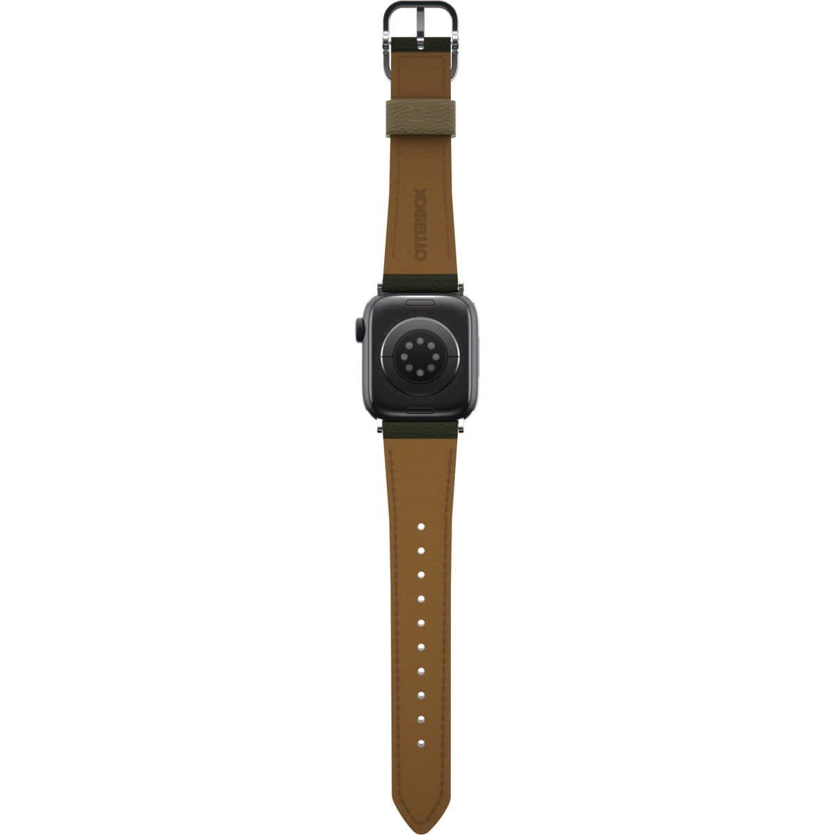 Apple Watchバンド (42/41/40/38mm) グリーン サボテンレザー フェイクレザー 色あせや傷に強い 通気性が良く快適 77-95605 OtterBox オッターボックス (77-95605) グリーン