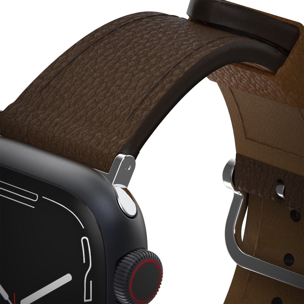 Apple Watch バンド (42/41/40/38mm)用 サボテンレザー フェイクレザー Brown(ブラウン) OtterBox[オッターボックス] ブラウン 77-95606