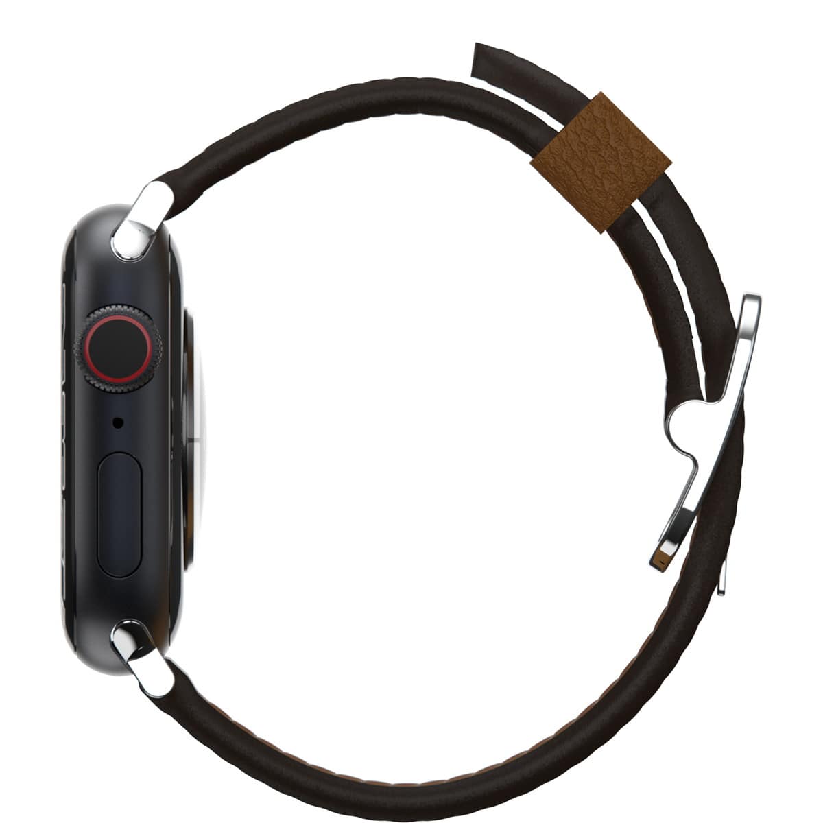 Apple Watch バンド (42/41/40/38mm)用 サボテンレザー フェイクレザー Brown(ブラウン) OtterBox[オッターボックス] ブラウン 77-95606