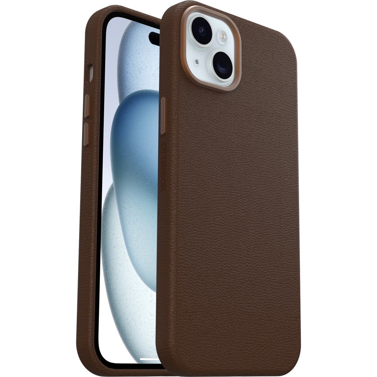 [OUTLET] iPhone 15 Plus スマホケース スマホカバー フェイクレザー Rich Adobe Brown(ブラウン) OtterBox[オッターボックス] Symmetry Cactus Leather[シンメトリー サボテレザー] (77-95739)
