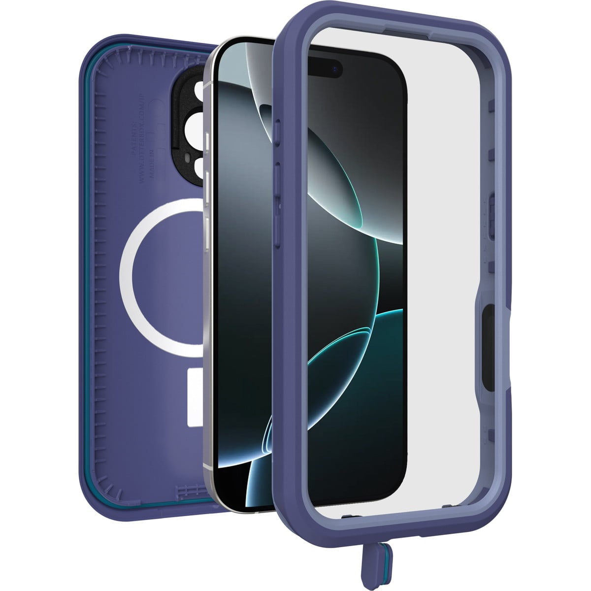 iPhone 16 Pro スマホケース スマホカバー Fre MagSafe対応 Denver Dusk Purple 防水 耐衝撃 パープル (77-96153) パープル