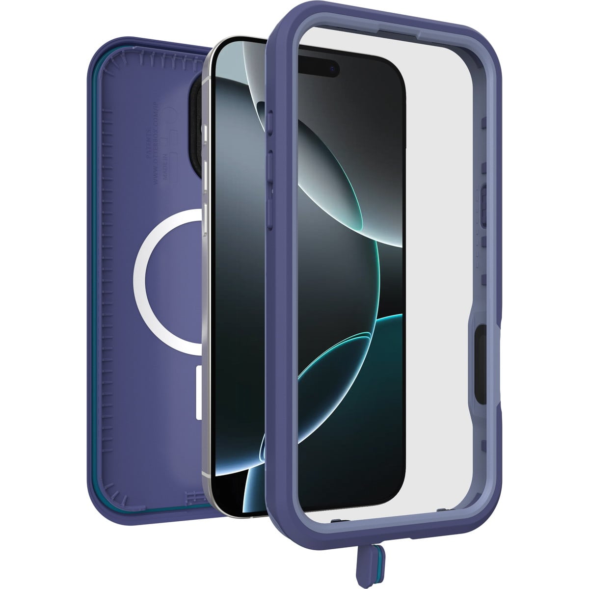 iPhone 16 Pro Max スマホケース スマホカバー Fre MagSafe対応 Denver Dusk Purple 防水 耐衝撃 パープル (77-96160) パープル