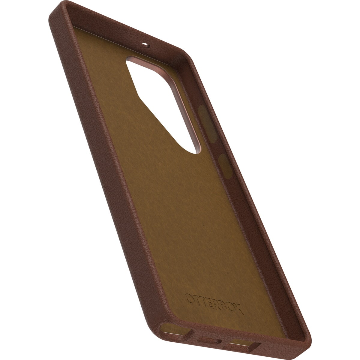 [OUTLET] Galaxy S25 Ultra  スマホケース スマホカバー Symmetry Cactus Leather サボテンレザー 植物性レザー 耐衝撃 ブラウン 茶色 リッチアドビ (77-97509) ブラウン