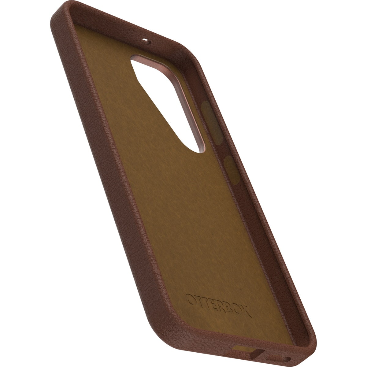 [OUTLET] Galaxy S25  スマホケース スマホカバー Symmetry Cactus Leather サボテンレザー 植物性レザー 耐衝撃 ブラウン 茶色 リッチアドビ (77-97387) ブラウン