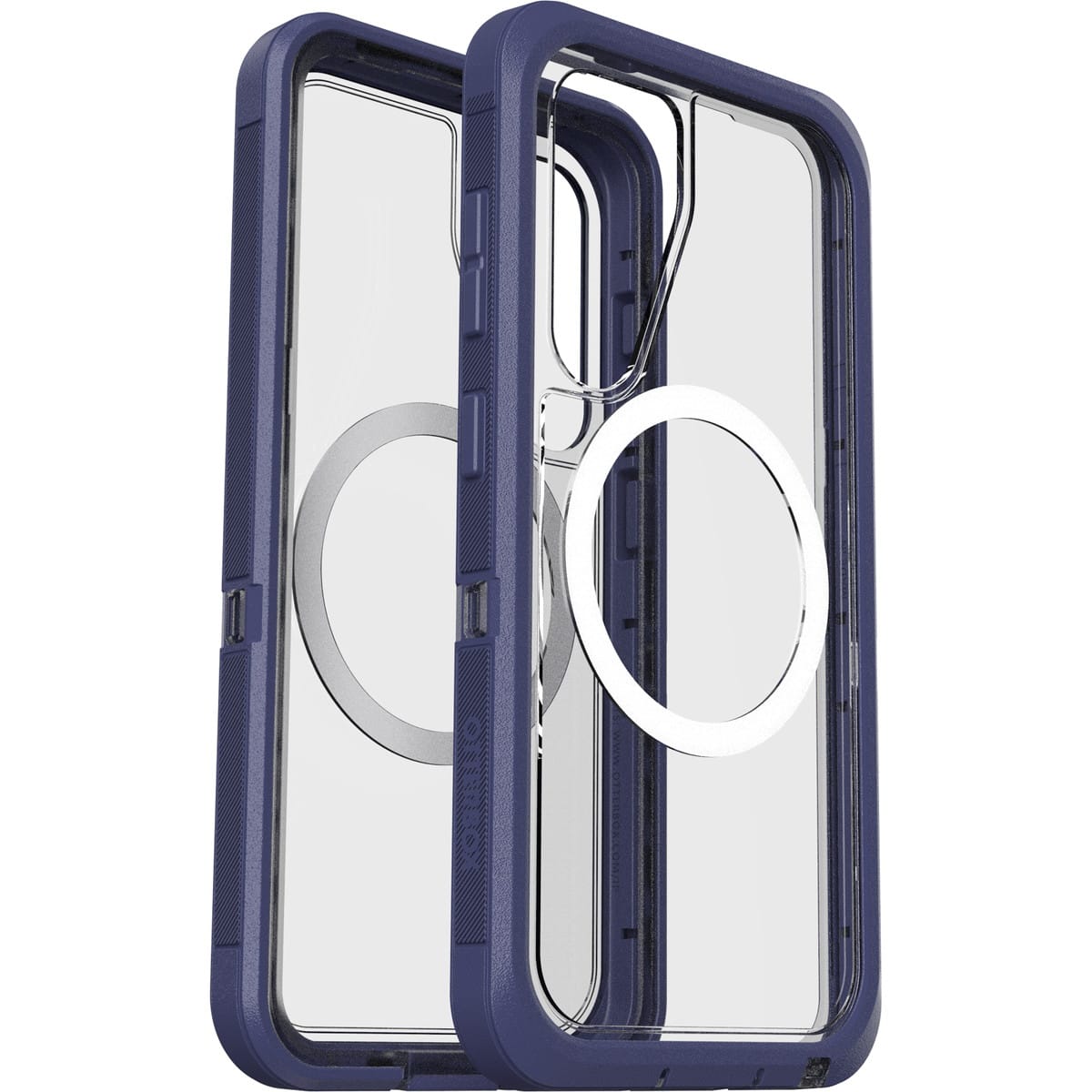 [OUTLET] Galaxy S25  スマホケース スマホカバー Defender XT Clear Magnets 耐衝撃 クリア パープル デンバーダスク (77-97581) パープルクリア