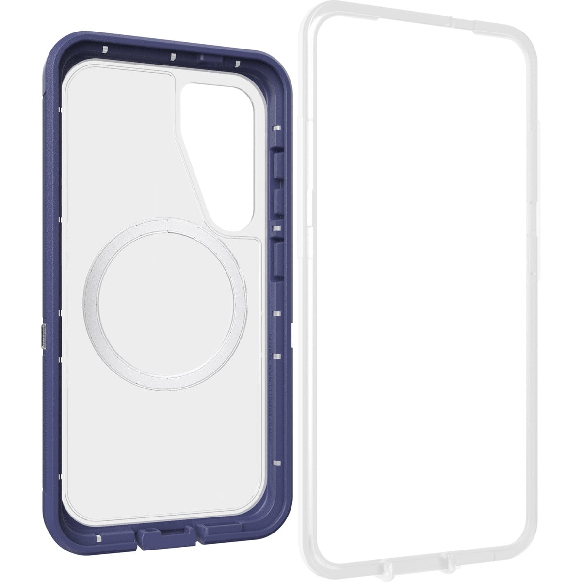 [OUTLET] Galaxy S25  スマホケース スマホカバー Defender XT Clear Magnets 耐衝撃 クリア パープル デンバーダスク (77-97581) パープルクリア