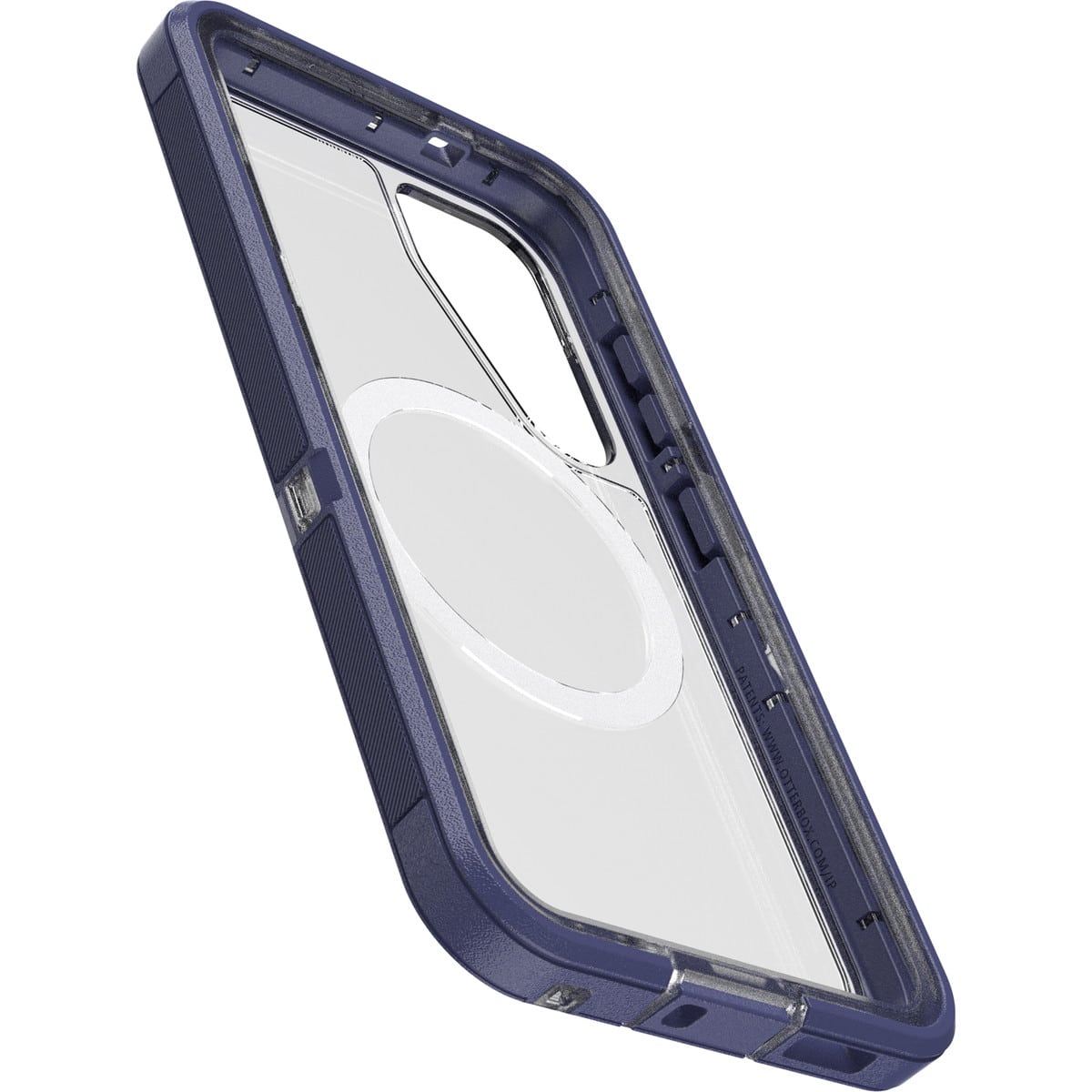 [OUTLET] Galaxy S25  スマホケース スマホカバー Defender XT Clear Magnets 耐衝撃 クリア パープル デンバーダスク (77-97581) パープルクリア