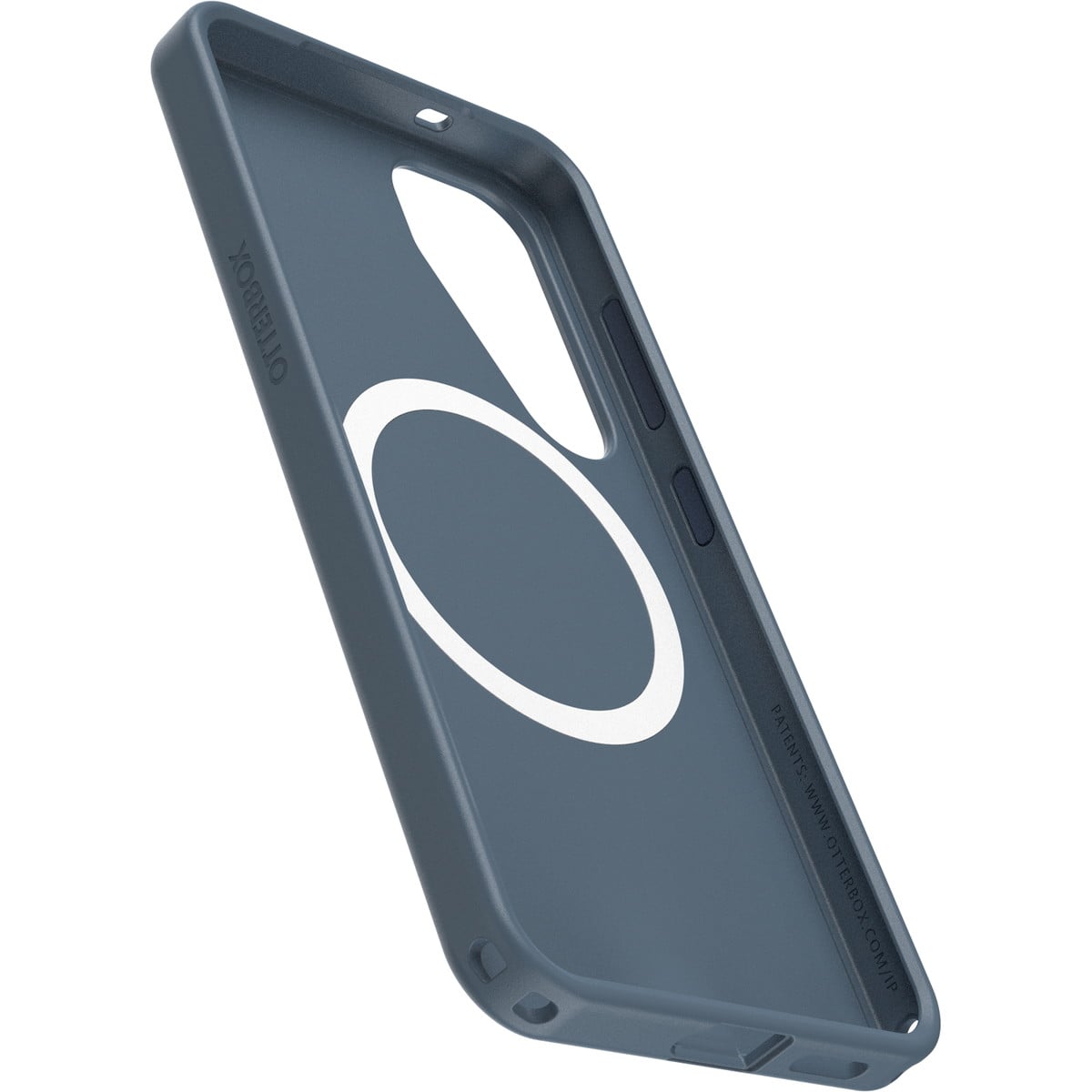 [OUTLET] Galaxy S25  スマホケース スマホカバー Symmetry Magnets Qi2ワイヤレス充電器対応 耐衝撃 くすみブルー ブルーティフル (77-97595) ブルー