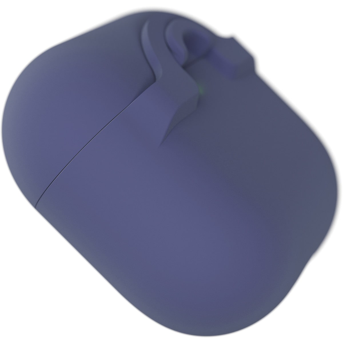 [OUTLET] AirPods（第4世代）ケース ワイヤレス充電対応 耐衝撃 カラビナ付き パープル スペースカデット (77-97894) パープル