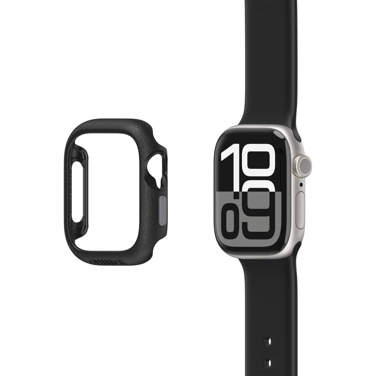 AppleWatch Series 10 アップルウォッチ10対応 42mm用カバー Watch Bumper ブラック ペイブメント (77-97902) ブラック