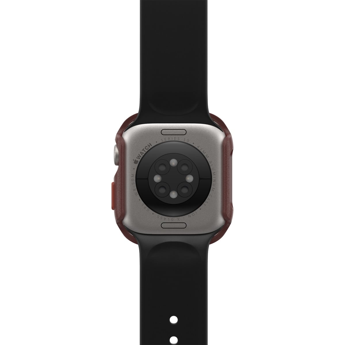 AppleWatch Series 10 アップルウォッチ10対応 42mm用カバー Watch Bumper ブラウン ワインレッド ユニオンステーション (77-97904) ブラウン