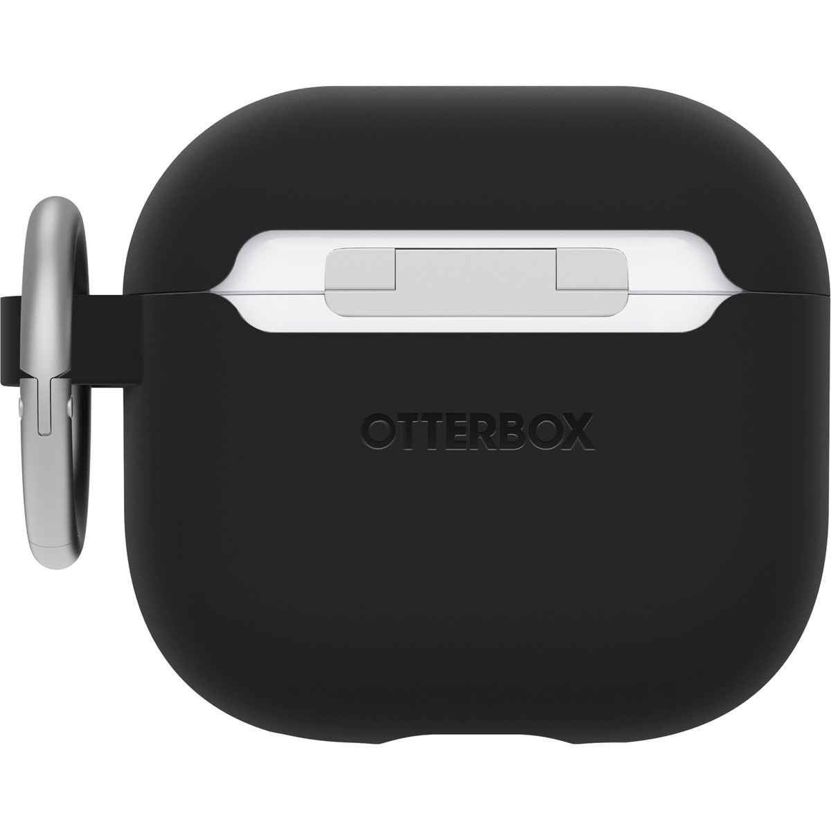 [OUTLET] AirPods（第4世代）ケース 耐衝撃 カラビナ付き ブラック (77-97891) ブラック