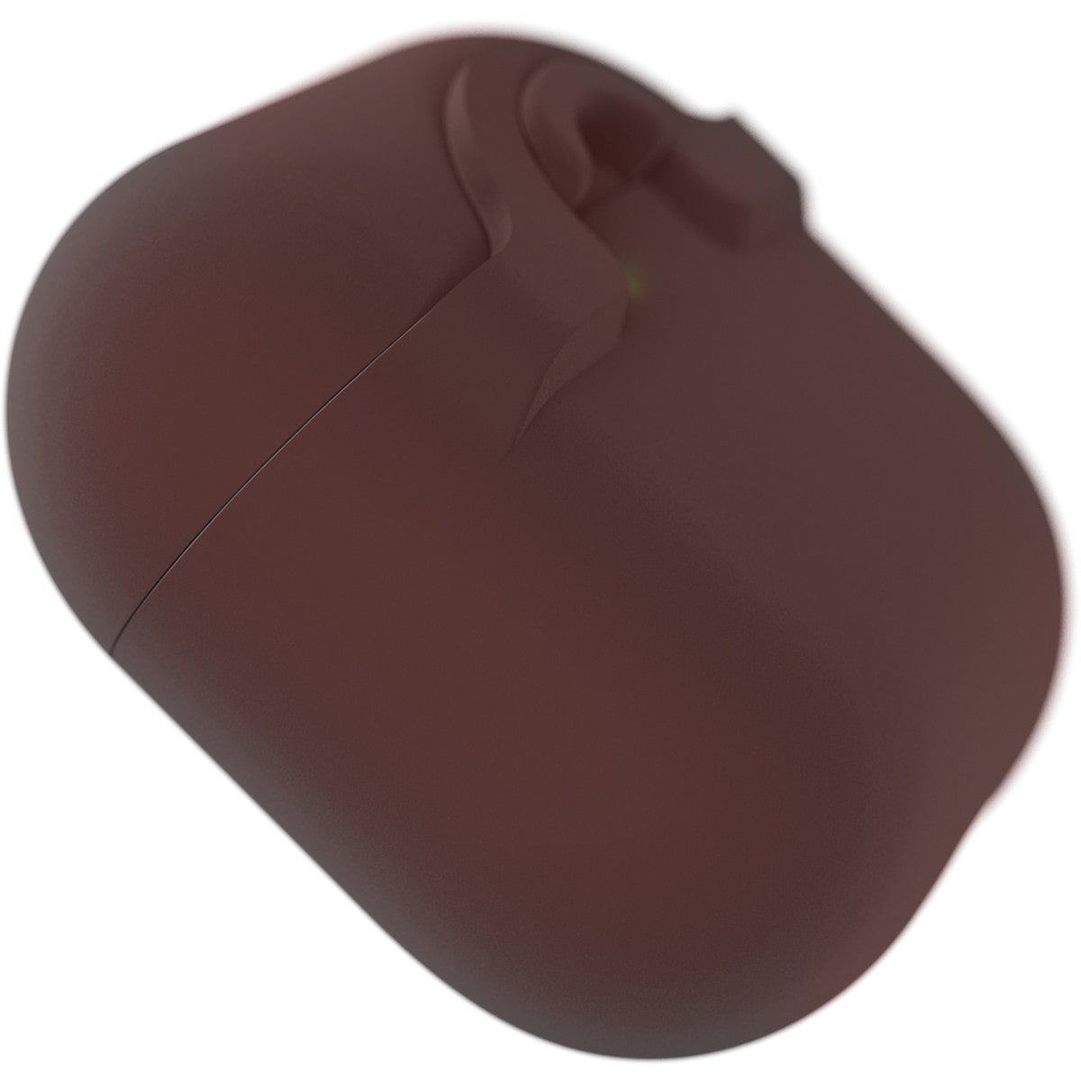 [OUTLET] AirPods（第4世代）ケース ワイヤレス充電対応 耐衝撃 カラビナ付き ブラウン 茶色 ウェルレッド (77-97892) ブラウン