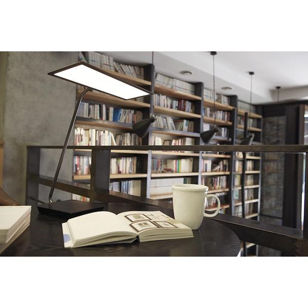 有機ELデスクライト 卓上ライト Black(ブラック) 黒 7段調光 タッチスイッチ ecorica[エコリカ] OLED SKY (EELM-SKY100-W) ブラック