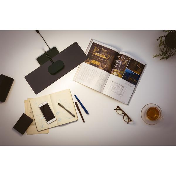 有機ELデスクライト 卓上ライト Black(ブラック) 黒 7段調光 タッチスイッチ ecorica[エコリカ] OLED SKY (EELM-SKY100-W) ブラック