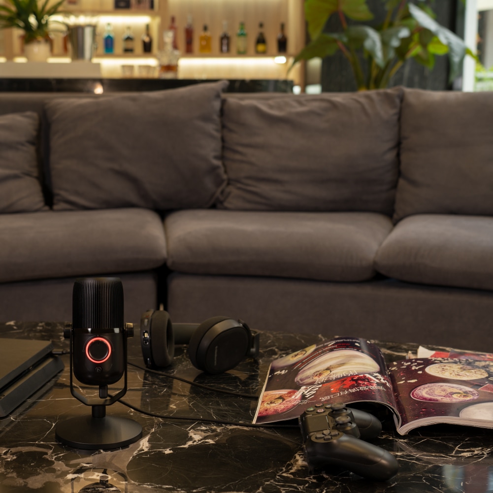 ストリーミング マイク USBマイクロフォン Thronmax[スロンマックス] Mdrill Zero Plus (MG-M4PLUS) ブラック