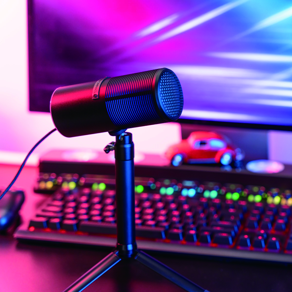 ストリーミング マイク USBマイクロフォン Pulse RGB M8Pro Thronmax[スロンマックス] (MG-M8PRO) ブラック