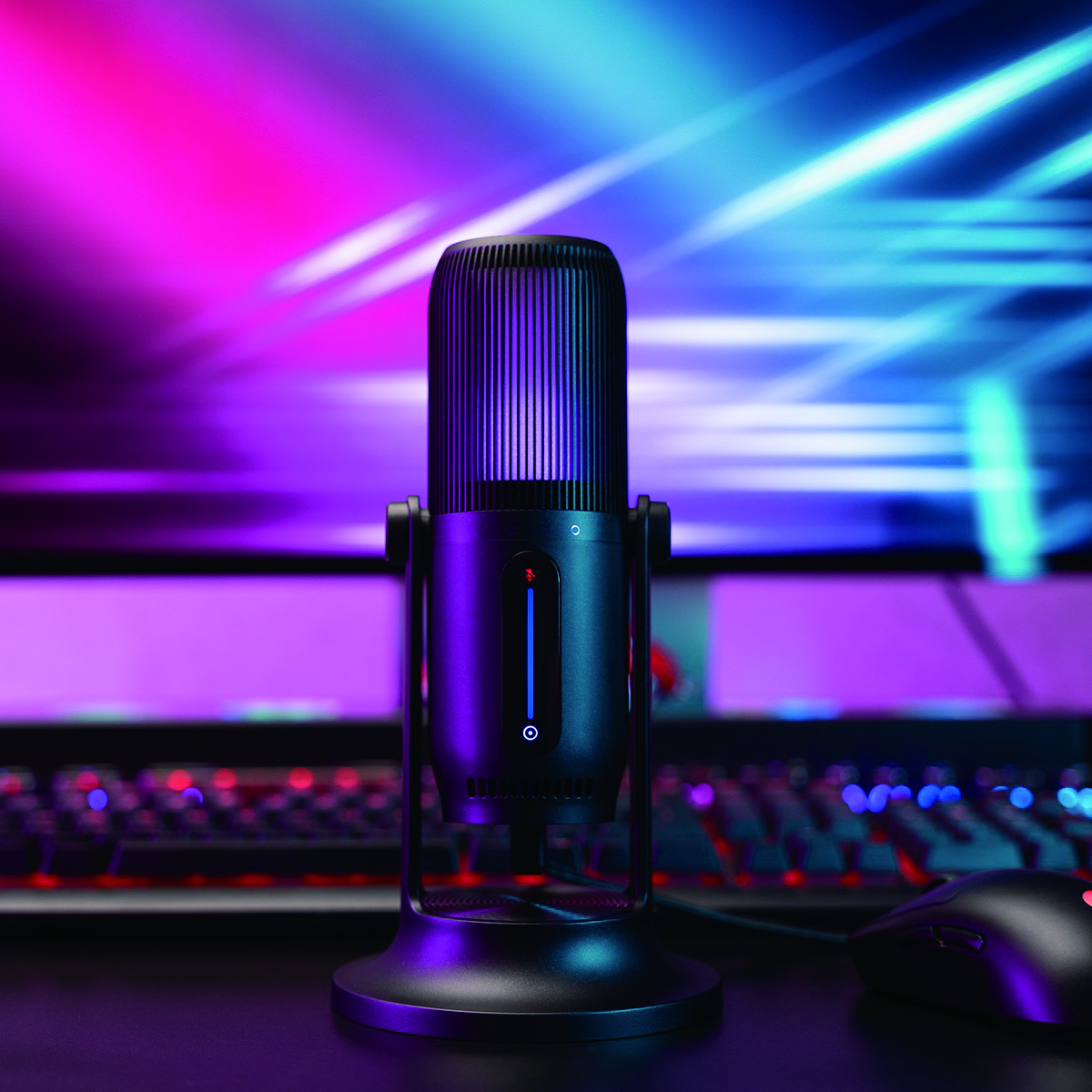 ストリーミング マイク USBマイクロフォン MDrill Ghost RGB Thronmax[スロンマックス] (MG-M2RGB) ブラック