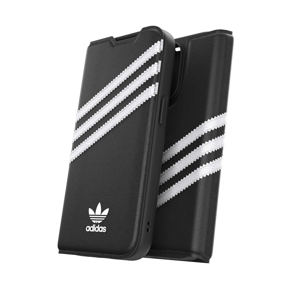 [OUTLET] iPhone 14 Pro スマホケース スマホカバー BOOKLET SAMBA(サンバ)シリーズ Black(ブラック)/White(ホワイト) ロゴ 手帳型 カードスリットあり adidas Originals[アディダス オリジナルス] ブラック 50196 (GC2941)