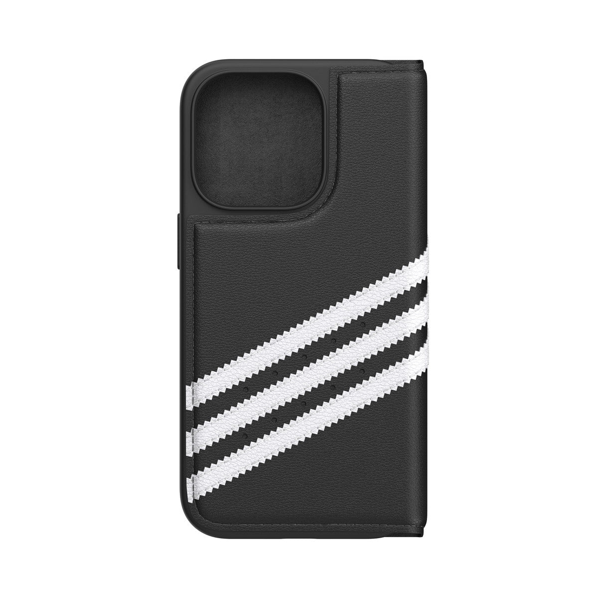 [OUTLET] iPhone 14 Pro スマホケース スマホカバー BOOKLET SAMBA(サンバ)シリーズ Black(ブラック)/White(ホワイト) ロゴ 手帳型 カードスリットあり adidas Originals[アディダス オリジナルス] ブラック 50196 (GC2941)