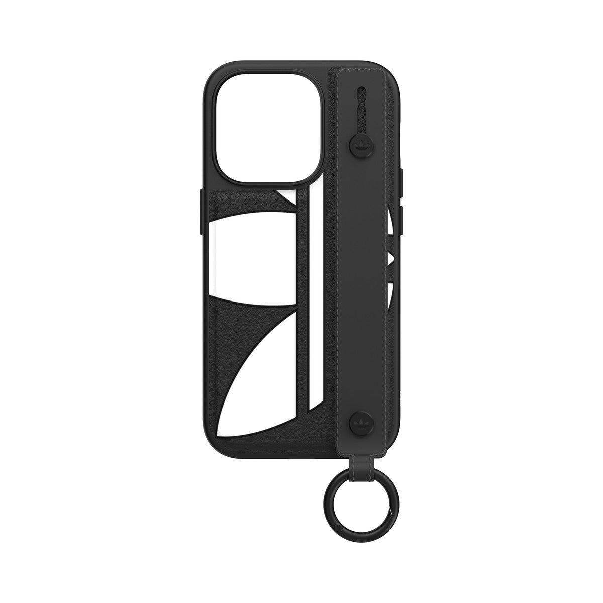 [OUTLET] iPhone 14 Pro スマホケース スマホカバー Big Logo Black(ブラック) ハンドストラップ/ハンドベルト/リング付 adidas Originals[アディダス オリジナルス] ブラック 50214 (GC2981)