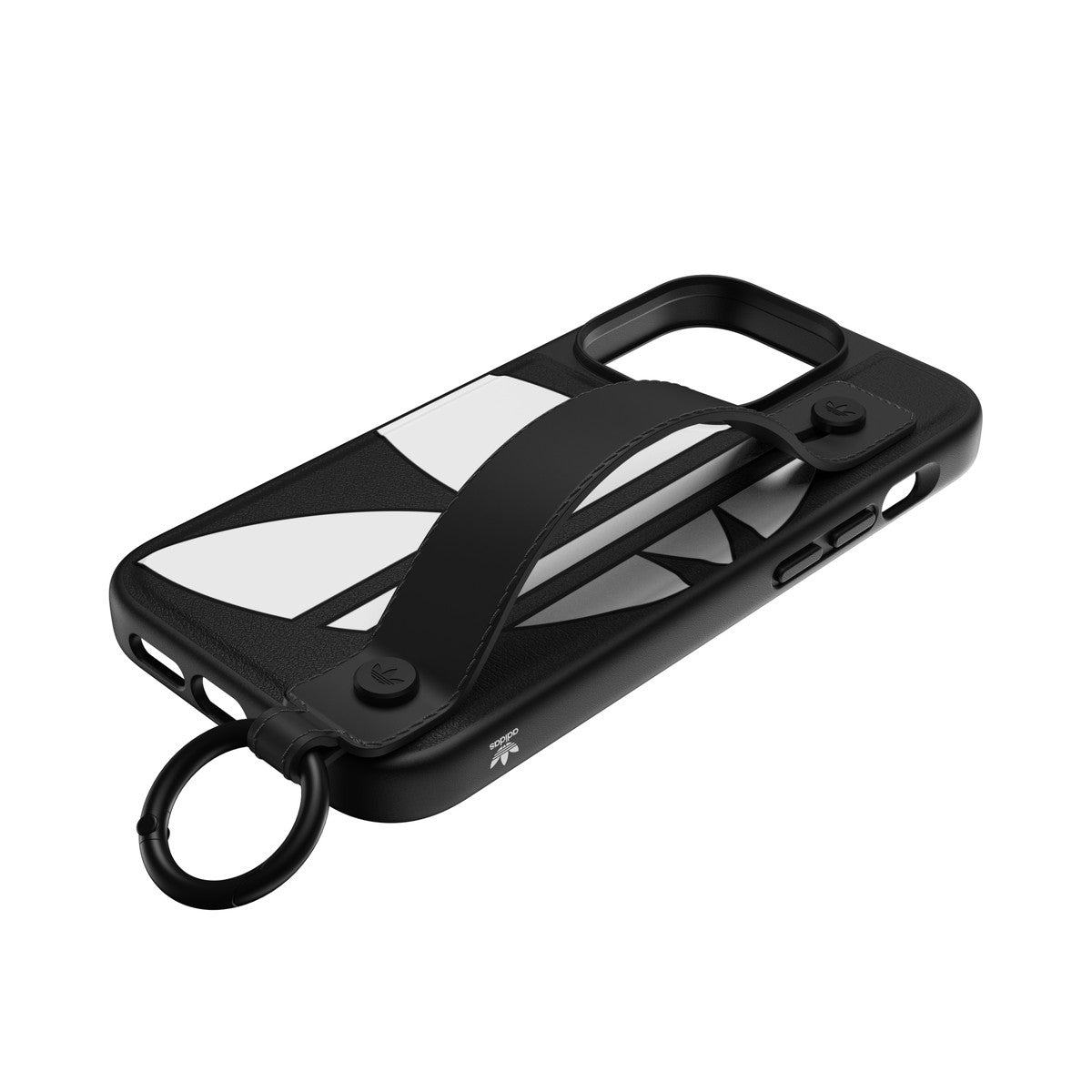 [OUTLET] iPhone 14 Pro スマホケース スマホカバー Big Logo Black(ブラック) ハンドストラップ/ハンドベルト/リング付 adidas Originals[アディダス オリジナルス] ブラック 50214 (GC2981)