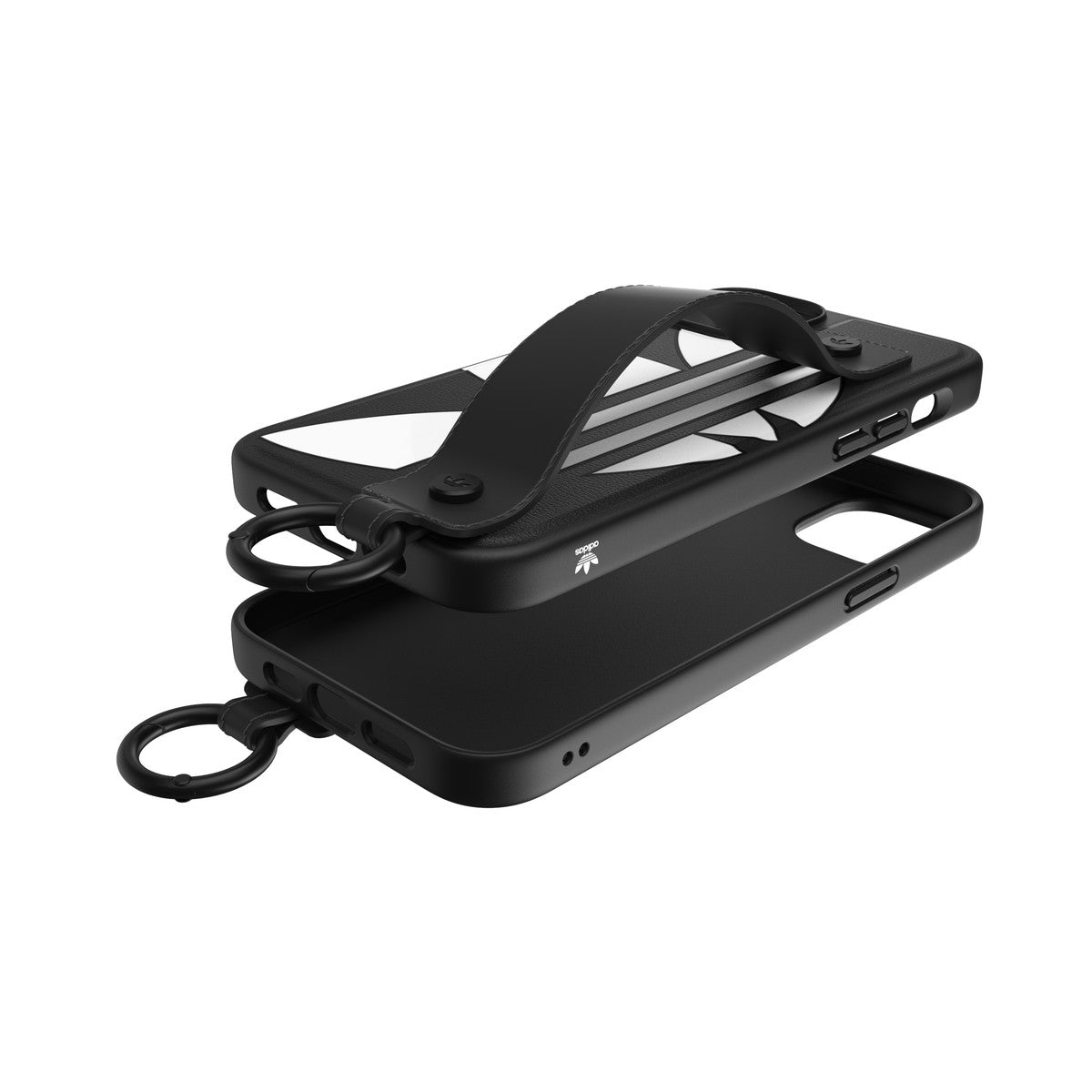 [OUTLET] iPhone 14 Plus スマホケース スマホカバー Big Logo Black(ブラック) ハンドストラップ/ハンドベルト/リング付 adidas Originals[アディダス オリジナルス] ブラック 50215 (GC2982)