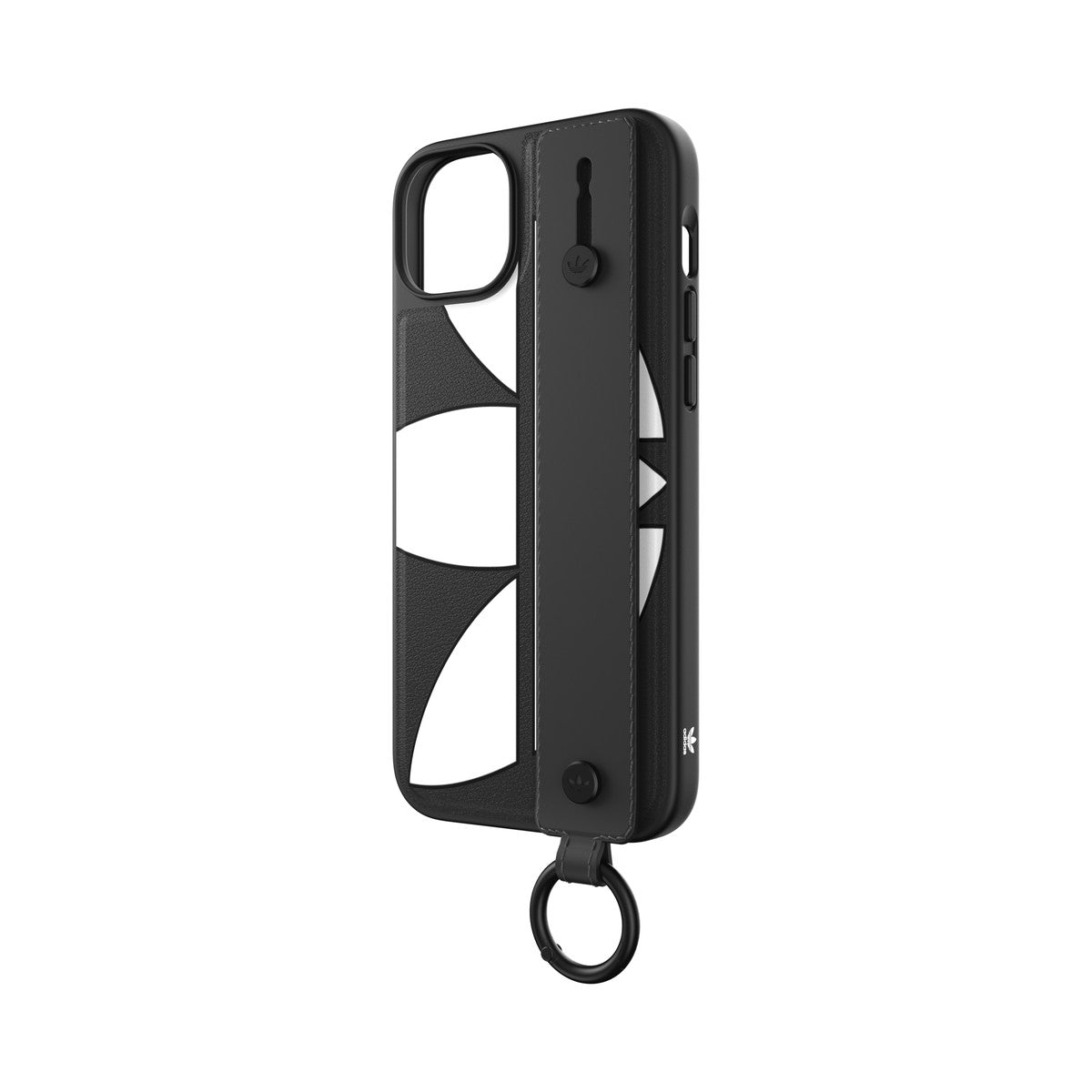 [OUTLET] iPhone 14 Plus スマホケース スマホカバー Big Logo Black(ブラック) ハンドストラップ/ハンドベルト/リング付 adidas Originals[アディダス オリジナルス] ブラック 50215 (GC2982)