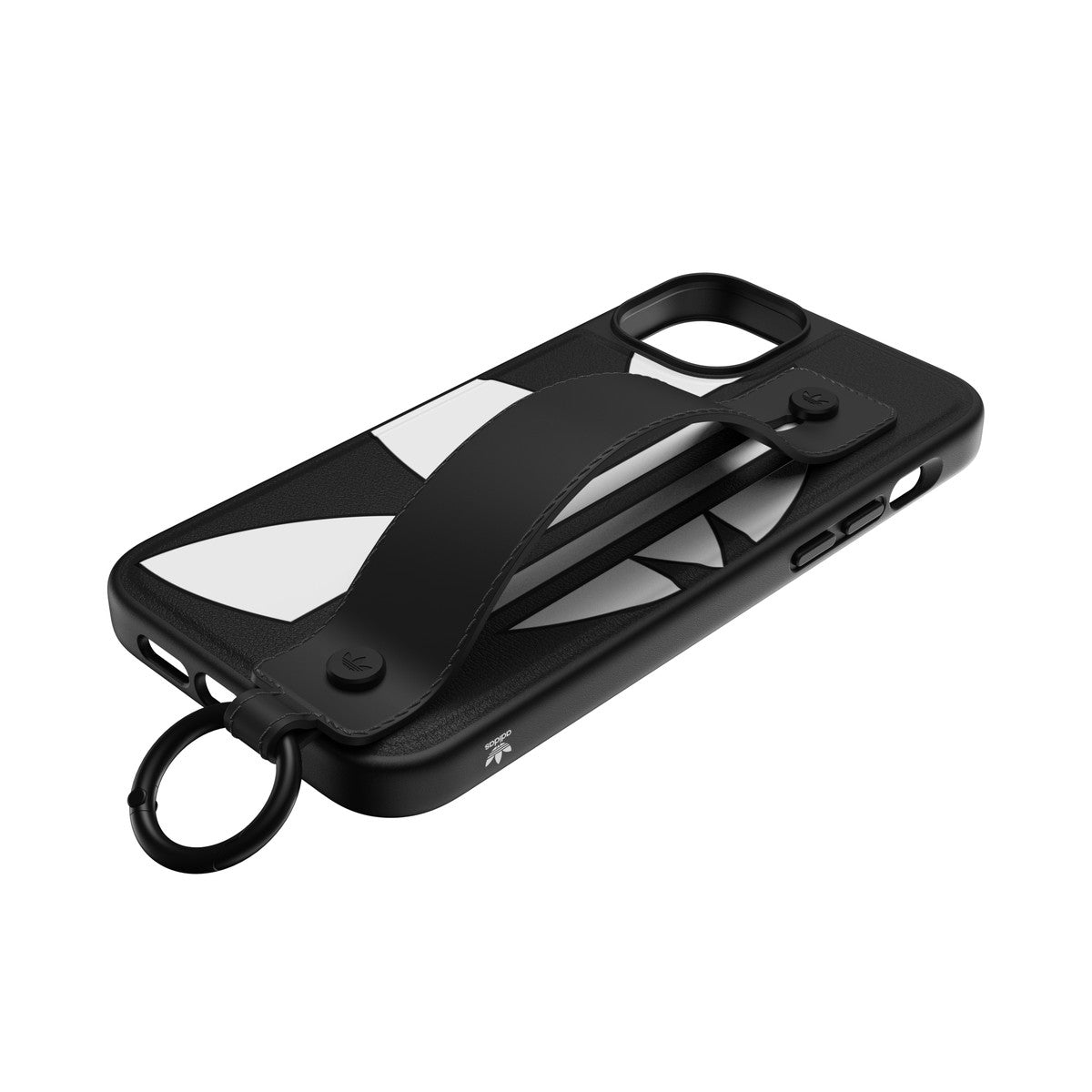 [OUTLET] iPhone 14 Plus スマホケース スマホカバー Big Logo Black(ブラック) ハンドストラップ/ハンドベルト/リング付 adidas Originals[アディダス オリジナルス] ブラック 50215 (GC2982)