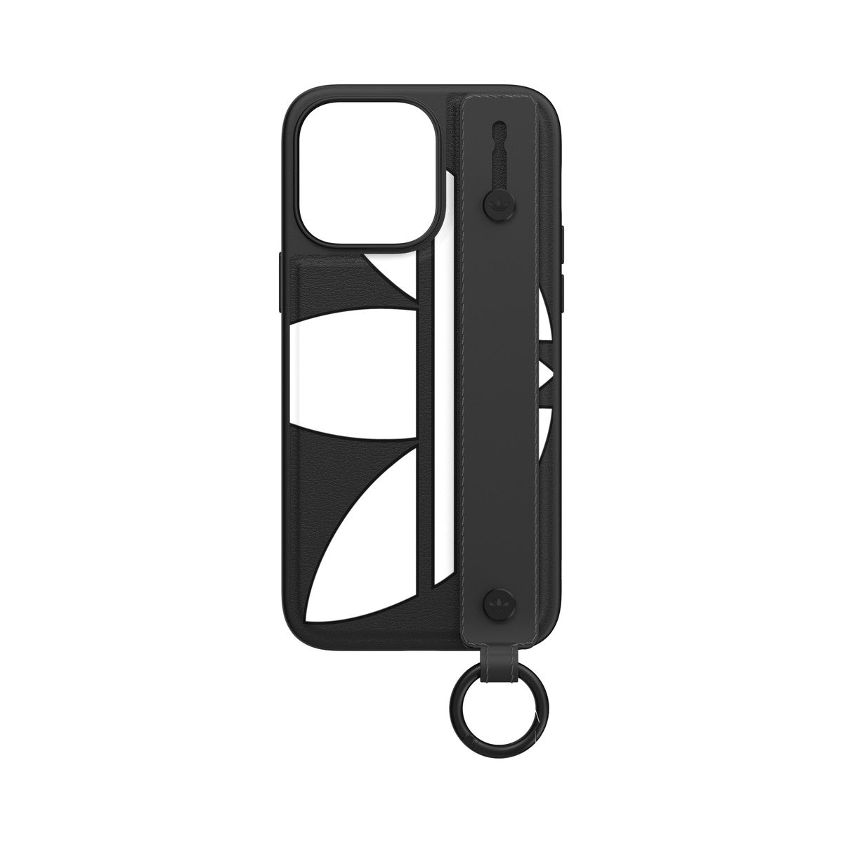 [OUTLET] iPhone 14 Pro Max スマホケース スマホカバー Big Logo Black(ブラック) ハンドストラップ/ハンドベルト/リング付 adidas Originals[アディダス オリジナルス] ブラック 50216 (GC2983)
