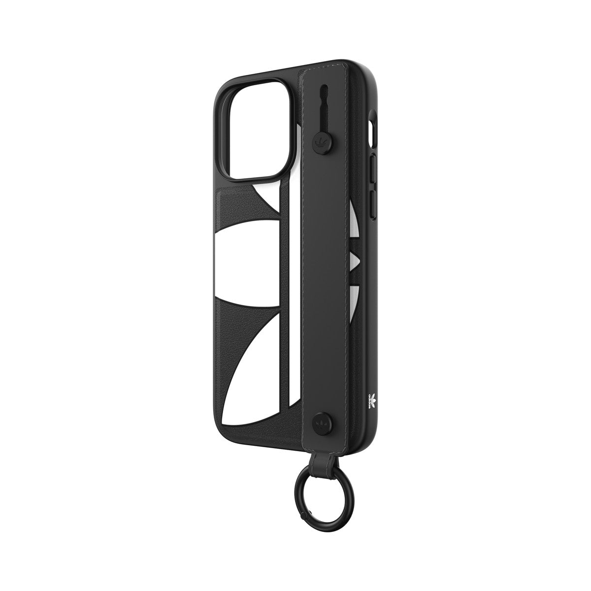 [OUTLET] iPhone 14 Pro Max スマホケース スマホカバー Big Logo Black(ブラック) ハンドストラップ/ハンドベルト/リング付 adidas Originals[アディダス オリジナルス] ブラック 50216 (GC2983)