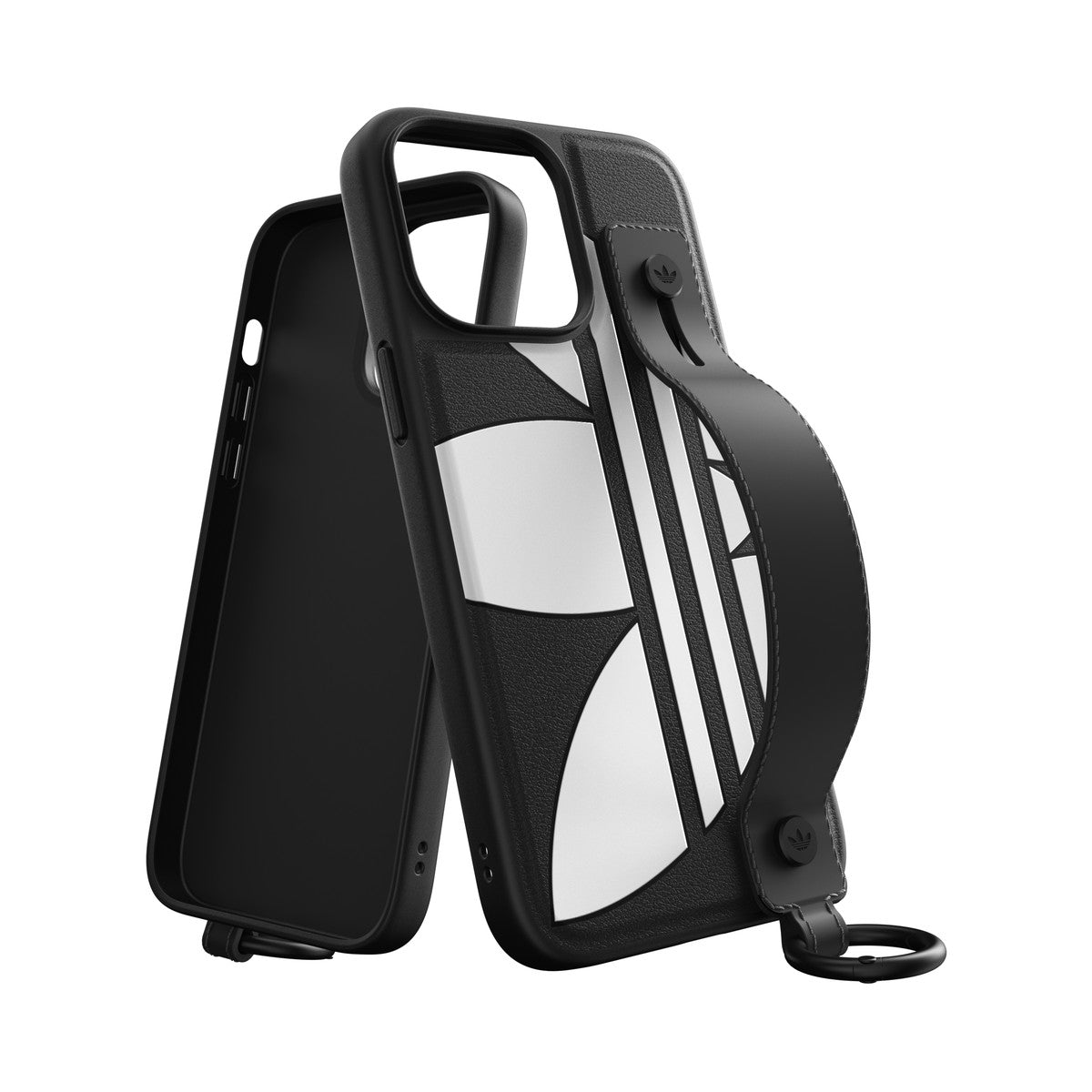 [OUTLET] iPhone 14 Pro Max スマホケース スマホカバー Big Logo Black(ブラック) ハンドストラップ/ハンドベルト/リング付 adidas Originals[アディダス オリジナルス] ブラック 50216 (GC2983)