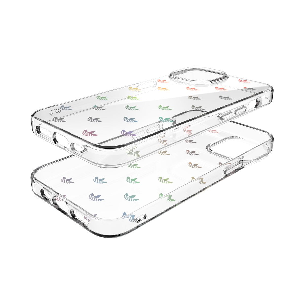 [OUTLET] iPhone 14 スマホケース スマホカバー カラフルホログラフィック ロゴ ENTRY Colorful Clear(クリア) adidas Originals[アディダス オリジナルス] クリア 50219 (GC2964)