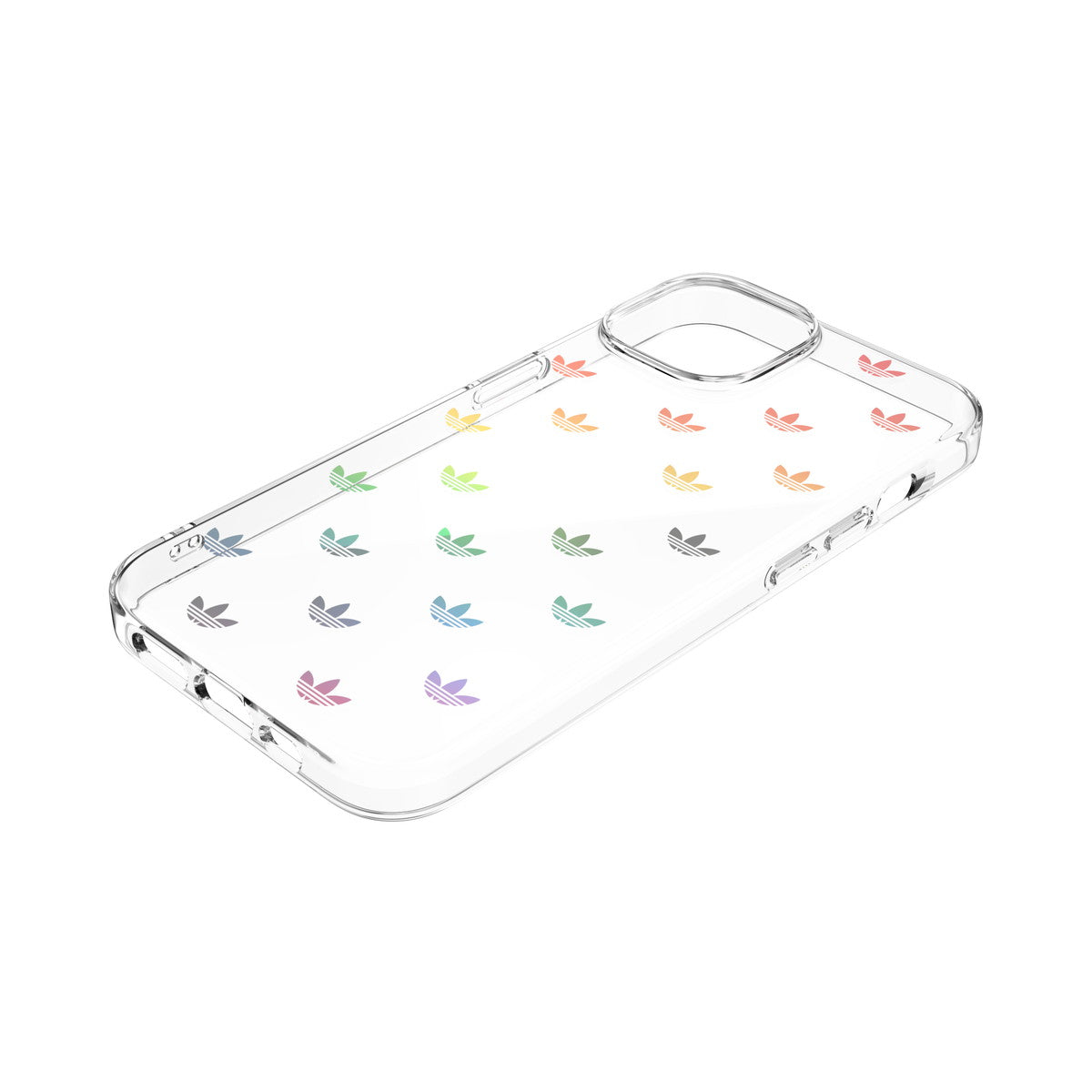 [OUTLET] iPhone 14 スマホケース スマホカバー カラフルホログラフィック ロゴ ENTRY Colorful Clear(クリア) adidas Originals[アディダス オリジナルス] クリア 50219 (GC2964)