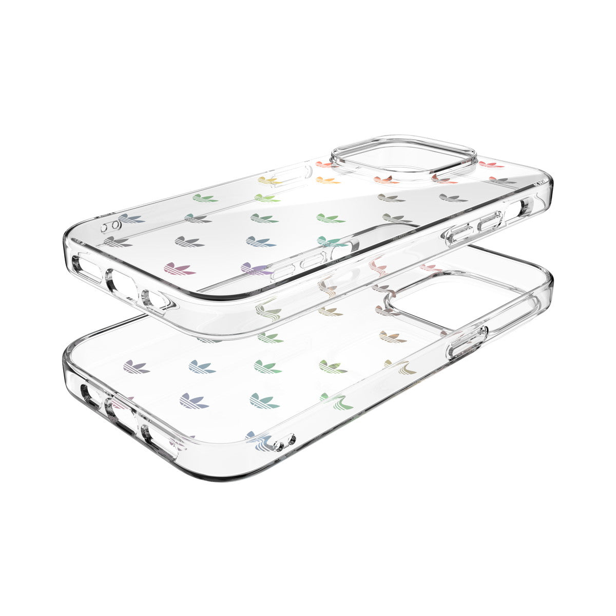 [OUTLET] iPhone 14 Pro スマホケース スマホカバー カラフルホログラフィック ロゴ ENTRY Colorful Clear(クリア) adidas Originals[アディダス オリジナルス] クリア 50220 (GC2965)