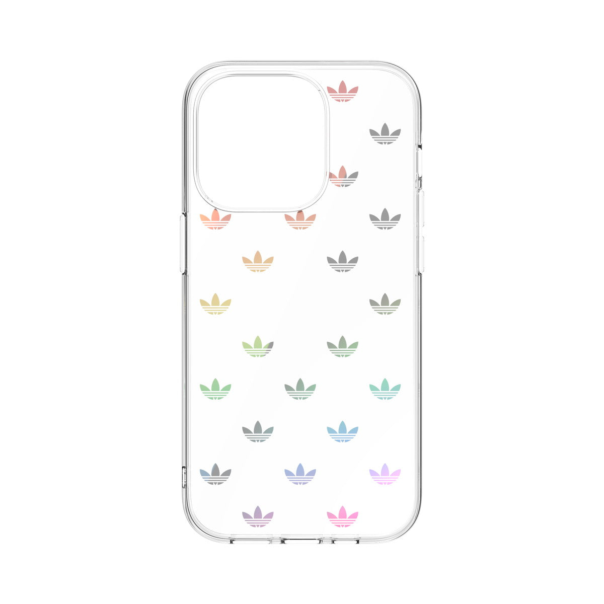 [OUTLET] iPhone 14 Pro スマホケース スマホカバー カラフルホログラフィック ロゴ ENTRY Colorful Clear(クリア) adidas Originals[アディダス オリジナルス] クリア 50220 (GC2965)