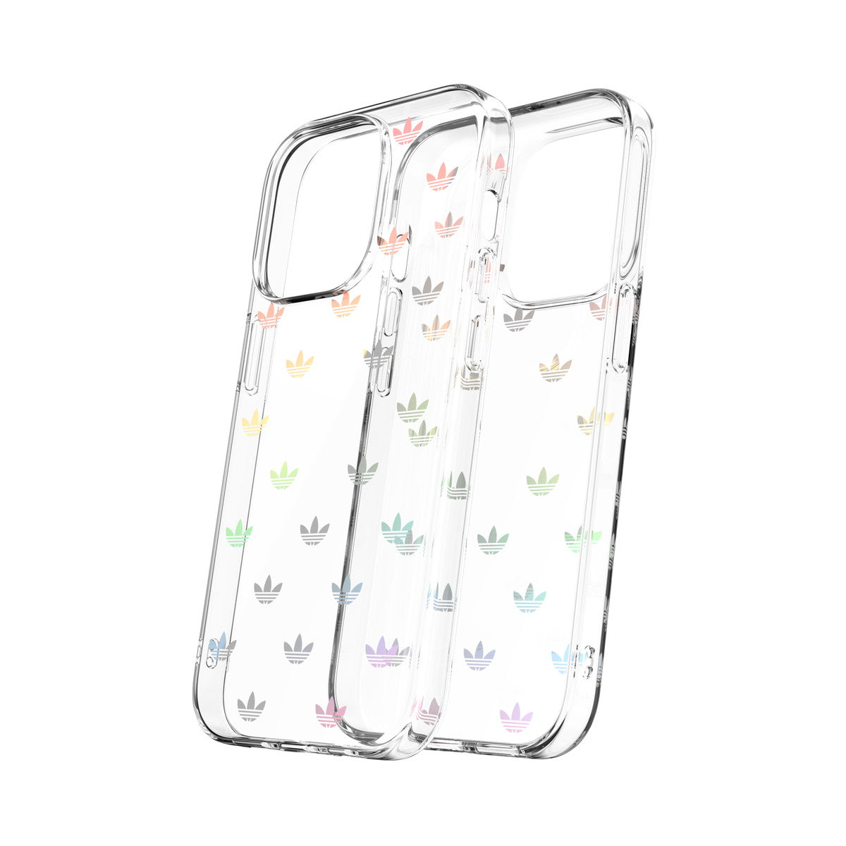 [OUTLET] iPhone 14 Pro スマホケース スマホカバー カラフルホログラフィック ロゴ ENTRY Colorful Clear(クリア) adidas Originals[アディダス オリジナルス] クリア 50220 (GC2965)