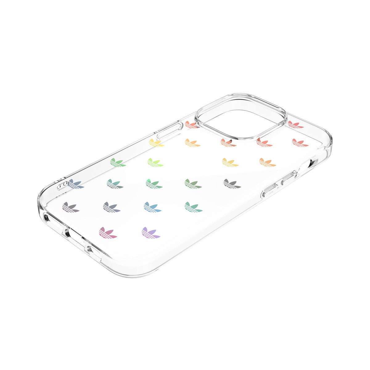 [OUTLET] iPhone 14 Pro スマホケース スマホカバー カラフルホログラフィック ロゴ ENTRY Colorful Clear(クリア) adidas Originals[アディダス オリジナルス] クリア 50220 (GC2965)