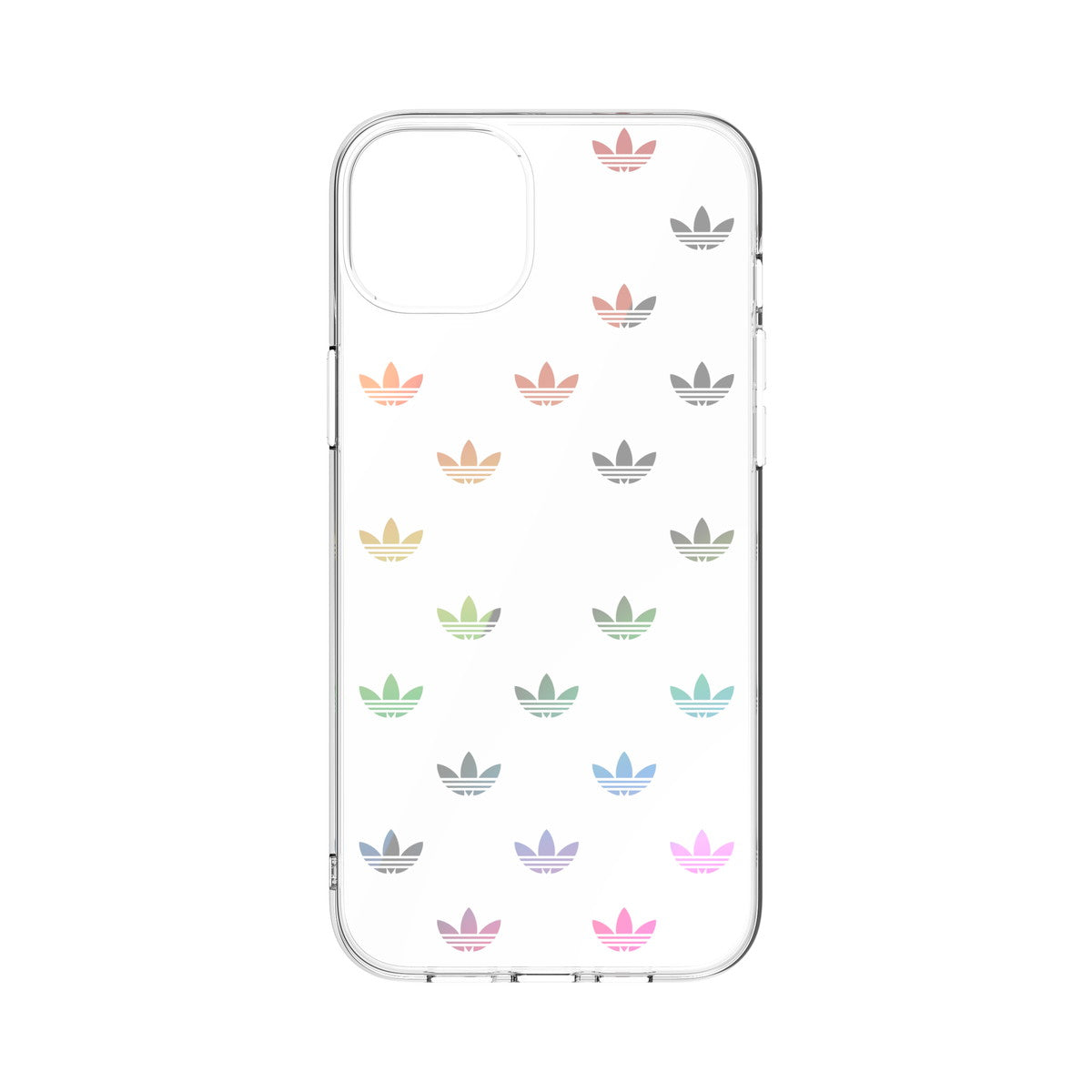[OUTLET] iPhone 14 Plus スマホケース スマホカバー カラフルホログラフィック ロゴ ENTRY Colorful Clear(クリア) adidas Originals[アディダス オリジナルス] クリア 50221 (GC2966)