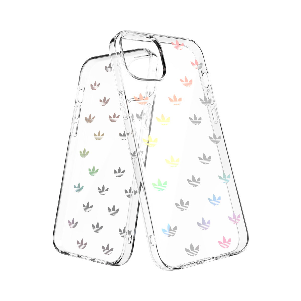 [OUTLET] iPhone 14 Plus スマホケース スマホカバー カラフルホログラフィック ロゴ ENTRY Colorful Clear(クリア) adidas Originals[アディダス オリジナルス] クリア 50221 (GC2966)
