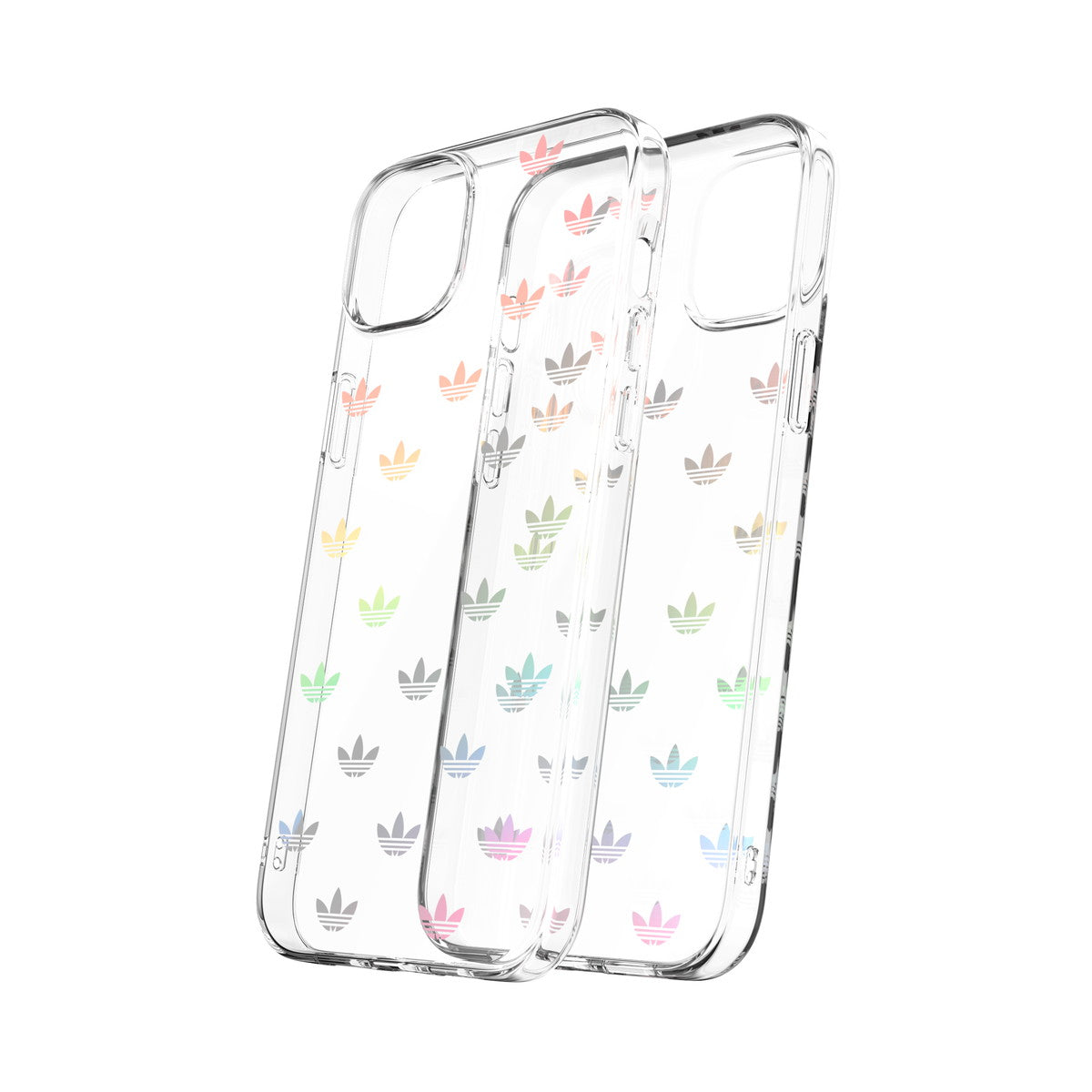 [OUTLET] iPhone 14 Plus スマホケース スマホカバー カラフルホログラフィック ロゴ ENTRY Colorful Clear(クリア) adidas Originals[アディダス オリジナルス] クリア 50221 (GC2966)